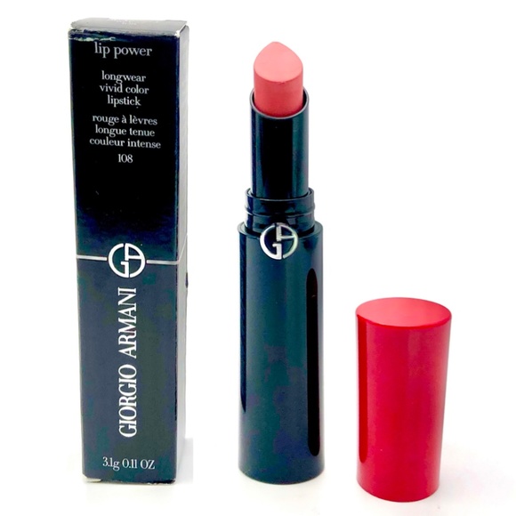 Giorgio Armani Other - Giorgio Armani In Love 108 Lip Power Long Lasting Lipstick NEW BOX